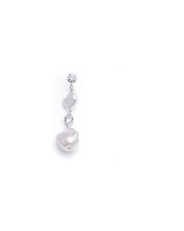 AMANDA Ørering - Rhodineret sølv